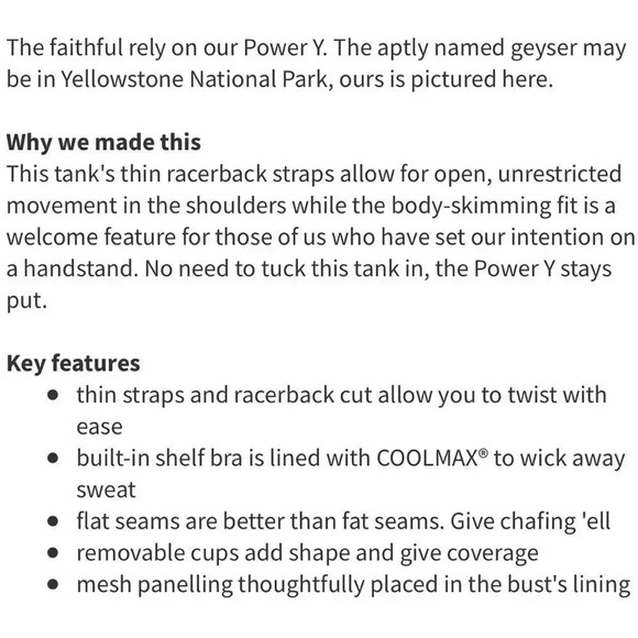 Lululemon Power  Y Tank Top Pink And Gray Stripe - Picture 2 of 10